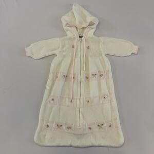 Vintage Carriage Boutique Baby Girl Knit Sweater Gown